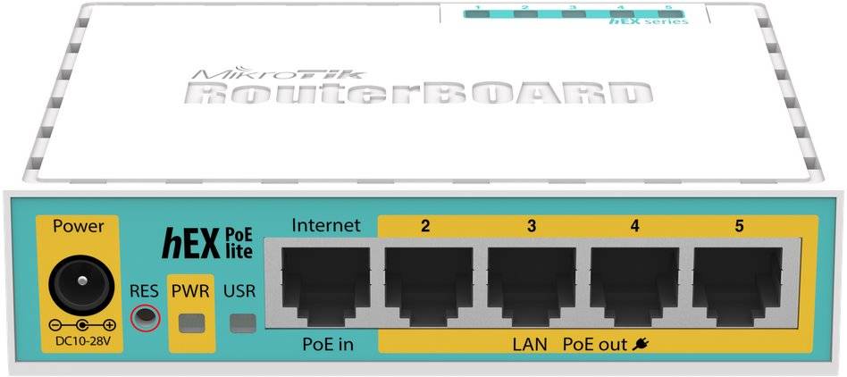 MikroTik RouterBOARD RB750UPr2, hEX PoE lite