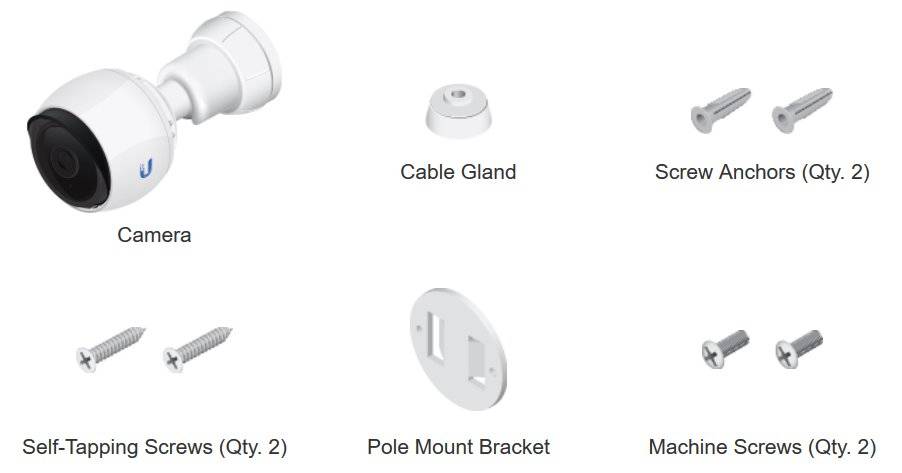 Ubiquiti UVC-G4-Bullet - UniFi Video Camera G4 Bullet, 3 pack 5