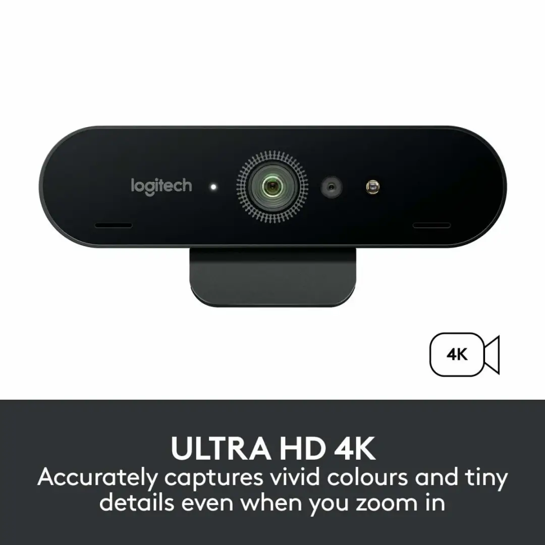 Logitech HD-Webcam BRIO 4K Gaming Streaming Edition black 3