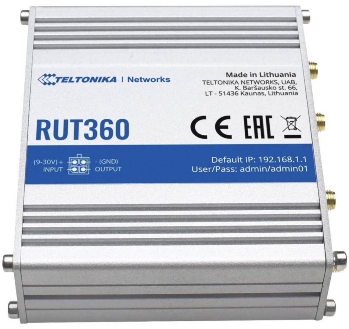 Teltonika RUT360 LTE CAT6 Industrial Cellular Router 3