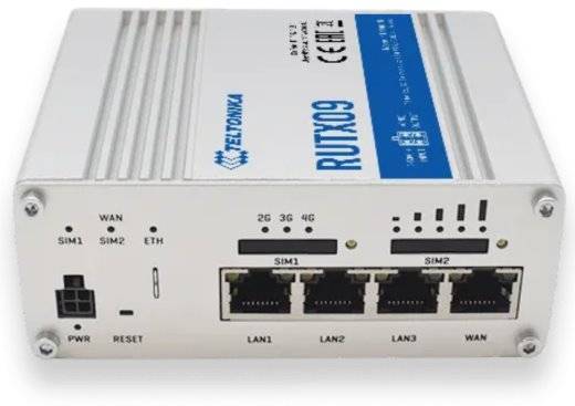 Teltonika RUTX09 Industrial LTE-A CAT6 Dual-SIM Router 3