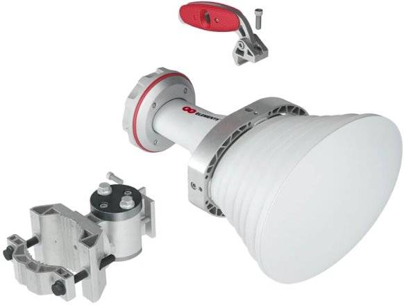 RF elements Asymmetrical Horn Antenna with TwistPort, 5GHz, 20dBi, 30° 3
