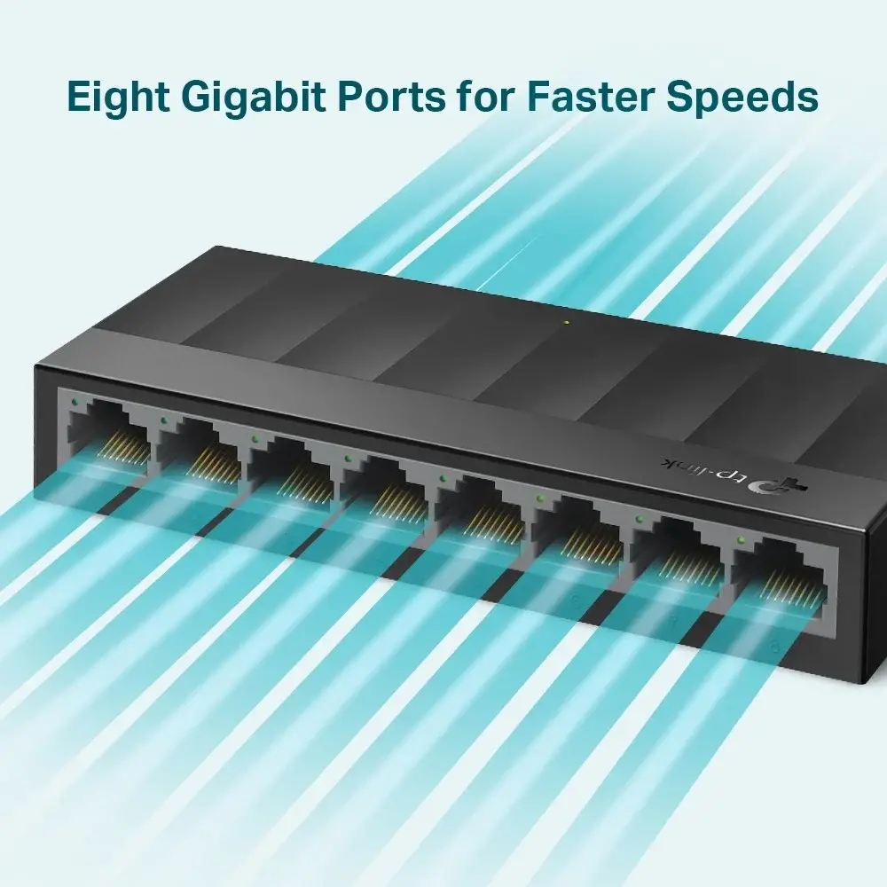 מתג 8 יציאות מהירות LS1008G 8P 1000 4