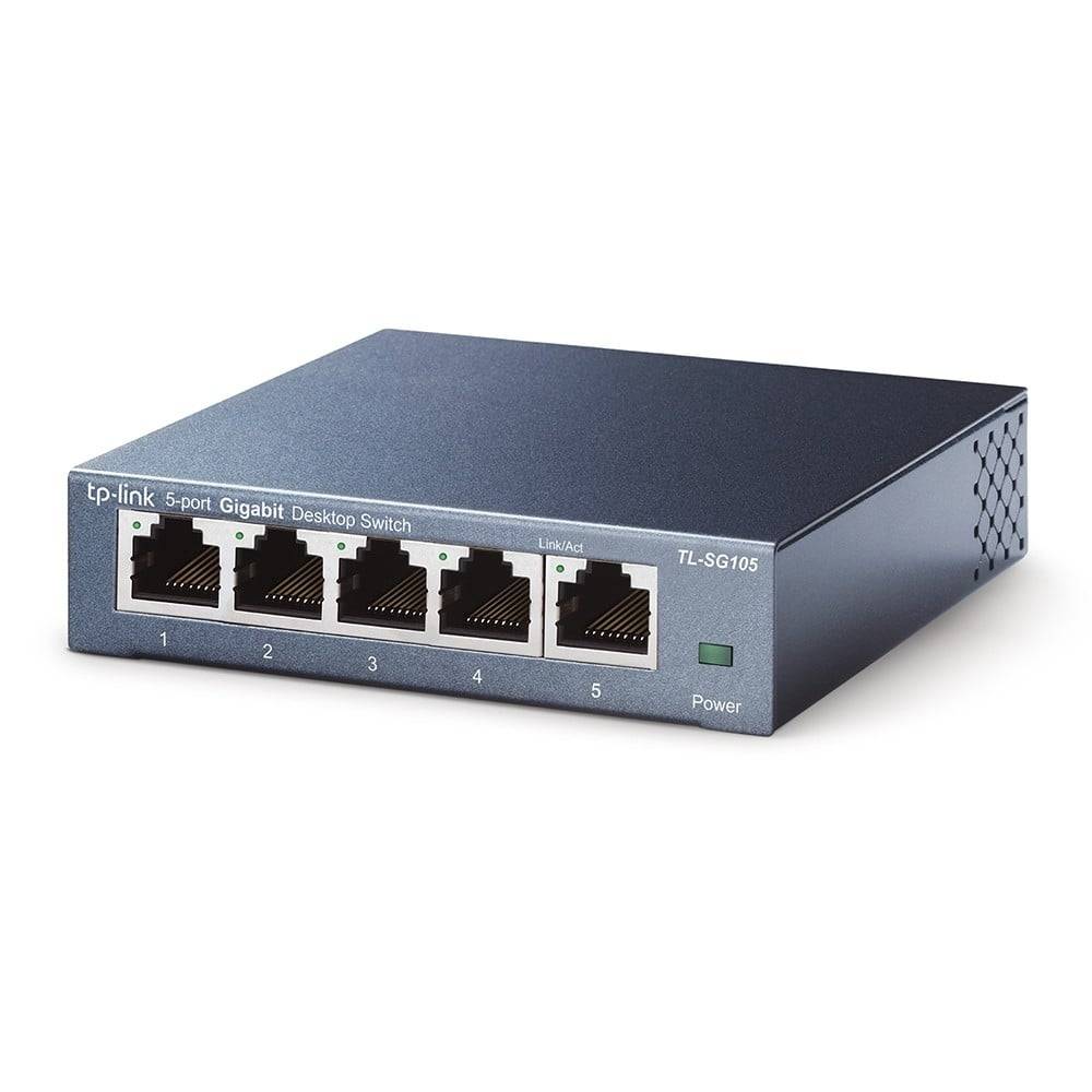 מתג מתכת קטן SG105 5PORT GIGA
