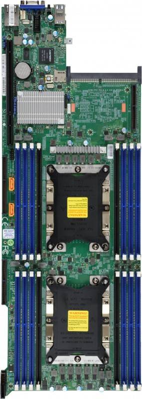 Supermicro SuperServer SYS-2029TP-HTR 2U Twin^2 DP 4x6SFF RED PSU 3