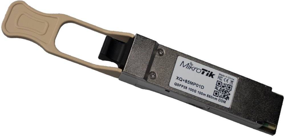 MikroTik QSFP28 optical module XQ+85MP01D, MM, 100m, 100G